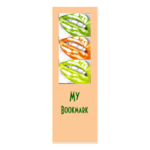 Hot Lips Citrus Bookmark Business Card Templates