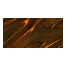 Hot Melted Liquid Chocolate Textured Photo Cards