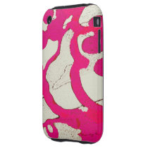 Hot Pink Abstract Tree or Vine Custom iPhone Case casemate cases