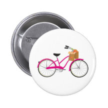 Hot PInk Bicycle with Oranges