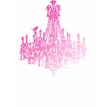 Hot Pink Chandelier T-Shirt t-shirts