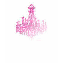 Hot Pink Chandelier T-Shirt t-shirts