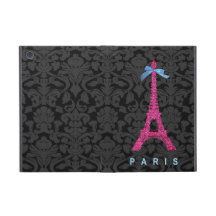 Hot Pink Eiffel Tower in faux glitter