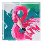 Hot Pink Flamingo Invite