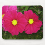 Hot pink flower mousepad