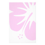 Hot Pink Hibiscus Personalized Stationery