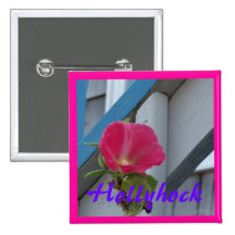 Hot Pink Hollyhock