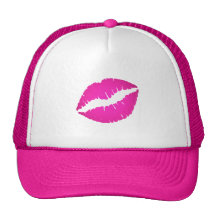 Hot Pink Kiss Hat