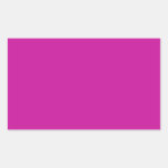 Hot Pink Rectangle Sticker