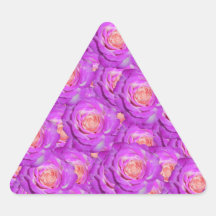 Hot pink roses stickers
