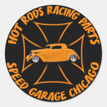 Hot Rods Sticker