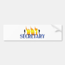 Hot Secretary Bumper Sticker