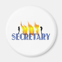 Hot Secretary Magnets