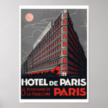 Hotel de Paris (Paris) Posters