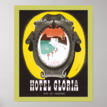 Hotel Gloria Rio de Janeiro (border) Poster