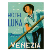 Hotel Luna Venezia Postcard