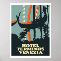 Hotel Terminus Venezia (Italy) Poster