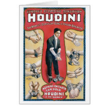Houdini ~ Vintage Handcuff Escape Artist Cards