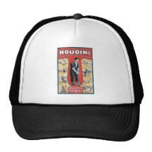 Houdini ~ Vintage Handcuff Escape Artist Hat