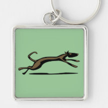 Hound Dog Unleashed Keychains