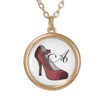 Hounds-tooth Heel! Necklaces
