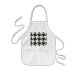 Hounds Tooth Pixel-Textured Aprons