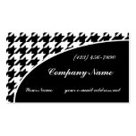 Houndstooth Business Card Template