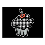 houndstooth cupcake postcards
