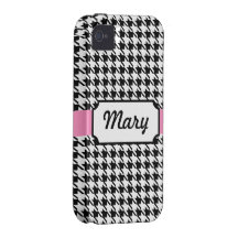 Houndstooth iPhone 4 Case Mate Tough