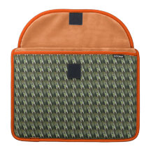 Houndtooth pattern Rickshaw laptop Sleeve For MacBooks