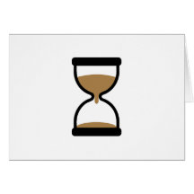 Hourglass Sand glass Card