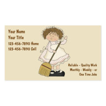 House Cleaning Business Cards