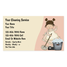 House Cleaning Business Cards