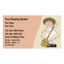 House Cleaning Business Cards
