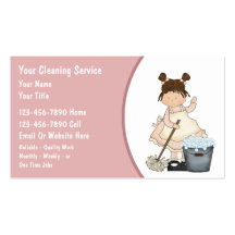 House Cleaning Business Cards