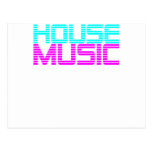House Music Rave Postcard