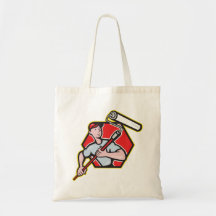 House Painter Paint Roller Painting Cartoon Bag