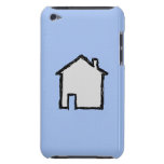 House Sketch. Black and Blue. iPod Touch Cases