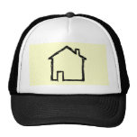 House Sketch. Black and Cream. Hats