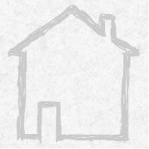 House Sketch. Grey. Acrylic Cut Out