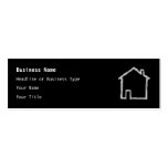 House Sketch. Grey and Black. Business Cards