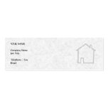 House Sketch. Grey. Business Card Templates