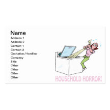 Household Horror Business Card Template
