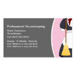 Housekeeper Maid Business Cards