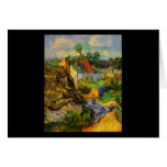 Houses At Auvers Card