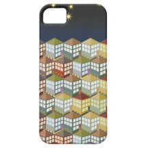 Houses Houses at Night iPhone 5 Case