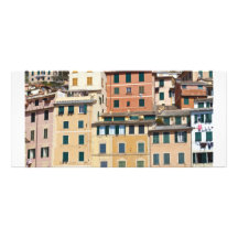 houses in Camogli Full Colour Rack Card