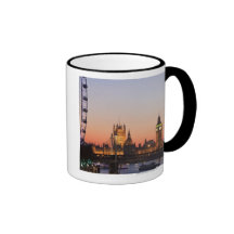 Houses of Parliament & the London Eye Coffee Mug