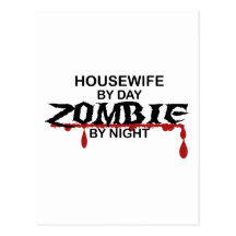 Housewife Zombie Post Card