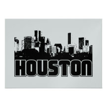 Houston Skyline Personalized Invite